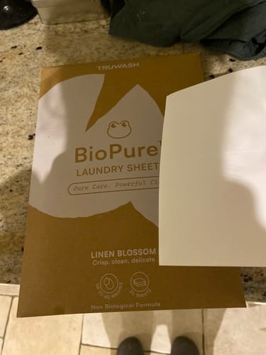 Customer photo review of Meet The Sheets - Complete Eco Cleaning Sheets Bundle