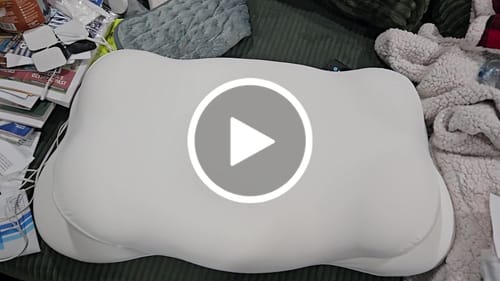 Customer video review of Cloud Cooling Pillow Case