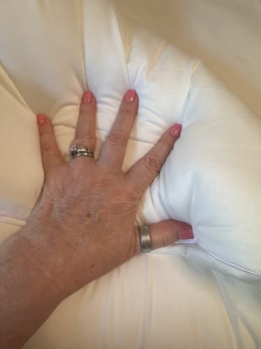 Customer photo review of MarshMellow Comforter