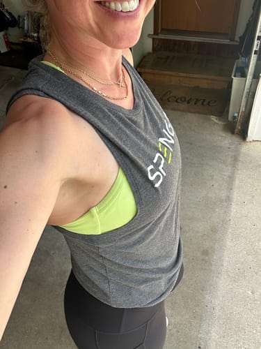 Customer photo review of BOLD Strappy Sports Bra