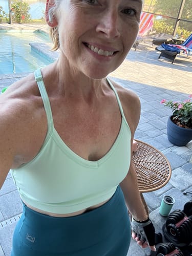 Customer photo review of DAYDREAM Strappy Sports Bra