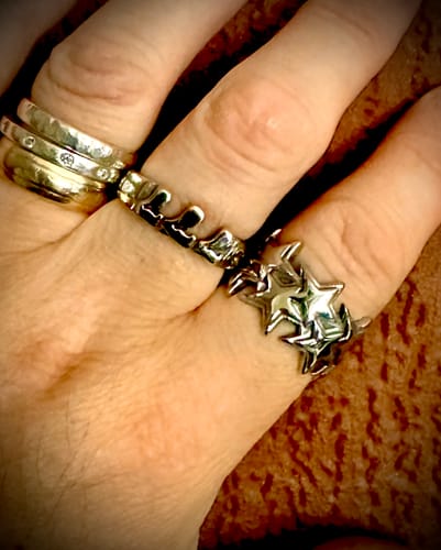 Customer photo review of Star Cluster Ring
