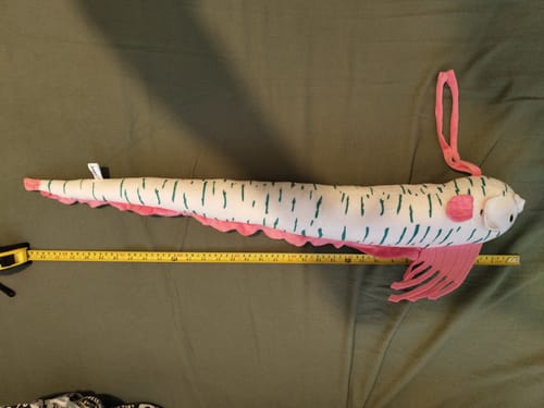 Customer photo review of Oarfish Soft Stuffed Plush Toy