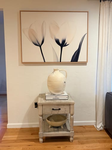 Customer photo review of Ivory Buds Canvas Art