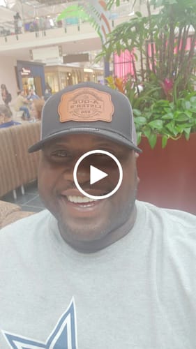 Customer video review of Premium Custom Leather Patch Hats (Wholesale)