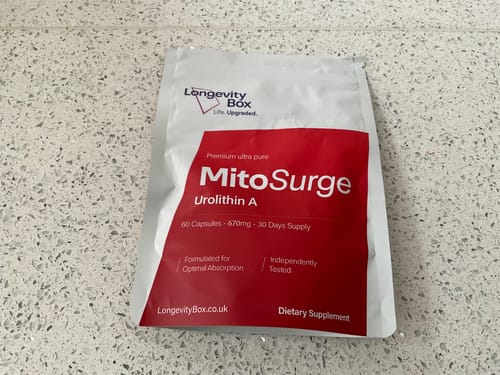 Customer photo review of MitoSurge Urolithin A Supplement