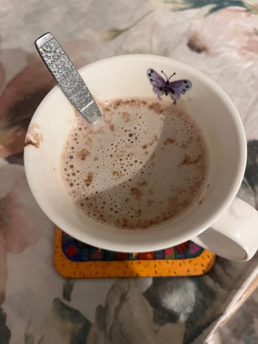 Customer photo review of Chocolate Bone Broth Powder