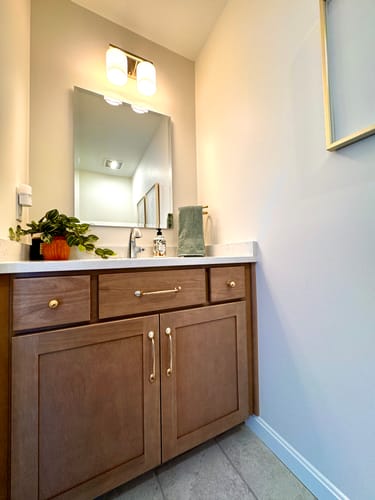 Customer photo review of Richmond Cabinet Pulls - Unlacquered Brass Polished