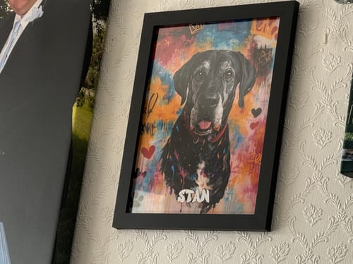 Customer photo review of Graffiti - Personalised Poster