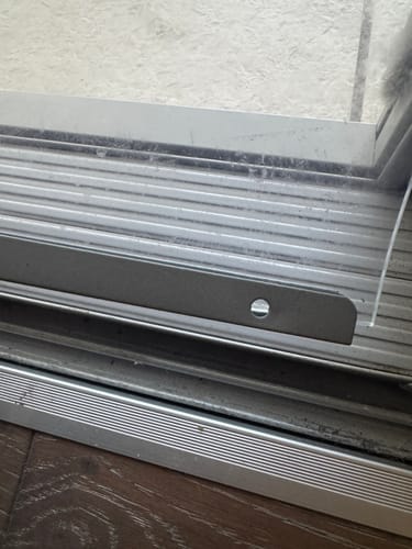 Customer photo review of Patio Pet Door Insert