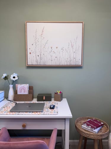 Customer photo review of Wildflower Dreams Canvas Art - Horizontal