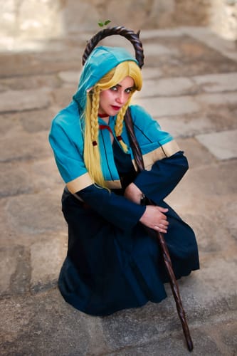 Customer photo review of Delicious in Dungeon Marcille Cosplay Kostüm Halloween Karneval Outfits