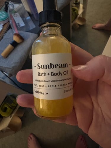 Customer photo review of Sunbeam Bath & Body Oil