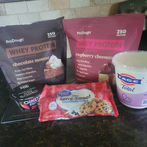 Customer photo review of Gourmet Whey Protein Powders