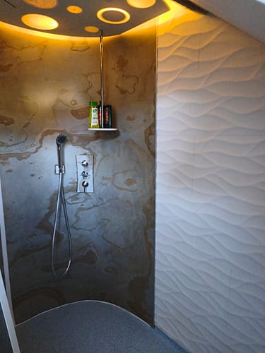 Customer photo review of Feuille De Pierre Naturelle Autumn Beige - Salle De Bain 260 x 120 CM