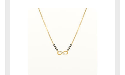 Customer photo review of Eternal Bond 925 Sterling Silver Mangalsutra