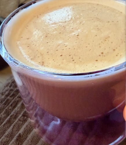 Customer photo review of FLUR Latte XL Glasses
