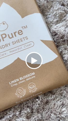 Customer video review of BioPure Eco-Friendly Laundry Sheets