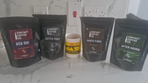 Customer photo review of Ground Coffee Sample Bags