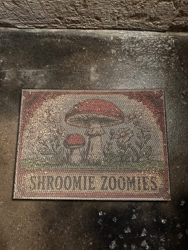 Customer photo review of Shroomie Zoomies - Luxury Cat Scratching Board