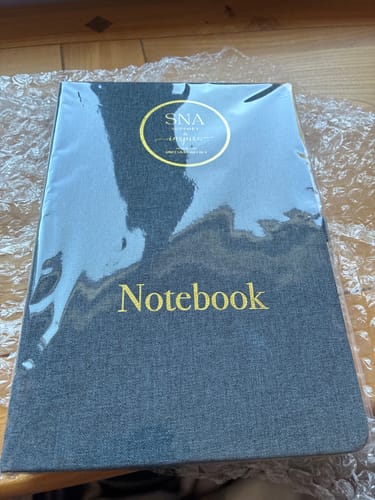 Customer photo review of SNA Notebook (English Version)