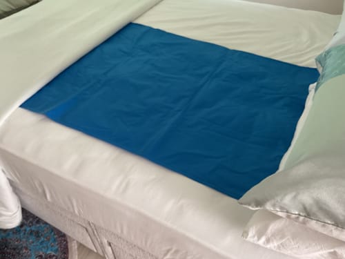 Customer photo review of Dog Cooling Mattress