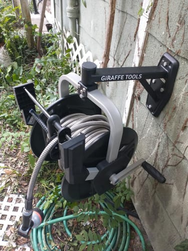 Customer photo review of Swivel Wall Mounted Hose Reel