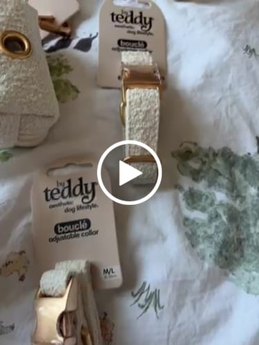 Customer video review of Marshmallow┃Bouclé Poop Bag Holder
