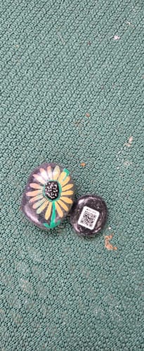 Customer photo review of QR Codes voor de Happy Stone App