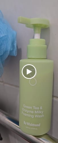 Customer video review of Green Tea & Enzyme Milky Foaming Wash