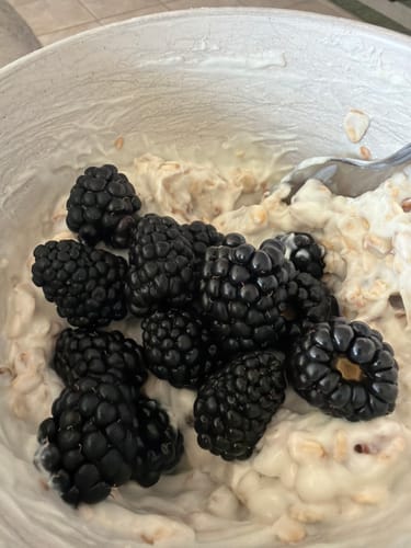 Customer photo review of Whey Protein Isolate with Organic Vanilla