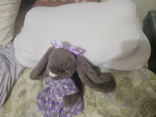 Customer photo review of Cloud Cooling Pillow Case
