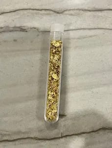 Customer photo review of Nugget Reserve 'MUSEUM SPECIMEN CHASE' - Gold Panning Paydirt Concentrate