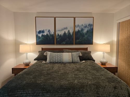 Customer photo review of Nordic Forest Set of 3 Prints
