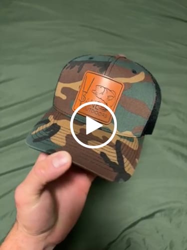Customer video review of Premium Custom Leather Patch Hats (Wholesale)