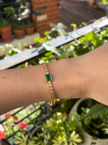 Customer photo review of MONICA TENNIS BRACELET