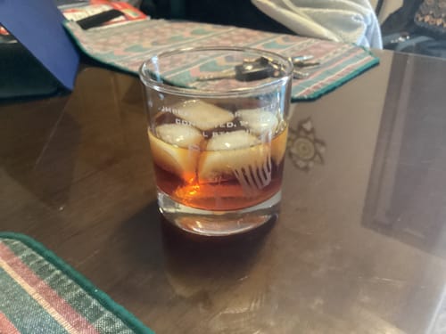 Customer photo review of Still Standing: The Iconic Moment Trump Stands Tall Engraved Whiskey Glass - Made in USA