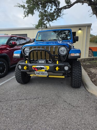 Customer photo review of Jeep Wrangler JK/JL/JT Front Shackle Tab Kit (Rated 10,000-lbs Tensial Strength Tow Point)