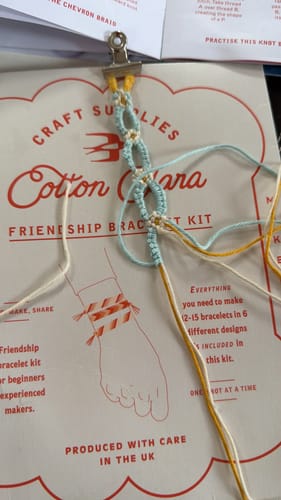 Customer photo review of Friendship Bracelet Kit
