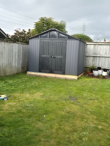 Customer photo review of Stronghold 10 x 8 Shed 3.05m x 2.43m