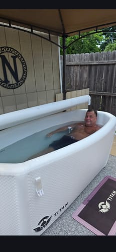 Customer photo review of Arctic Triumph XL Cold Plunge Tub + Chiller Bundle