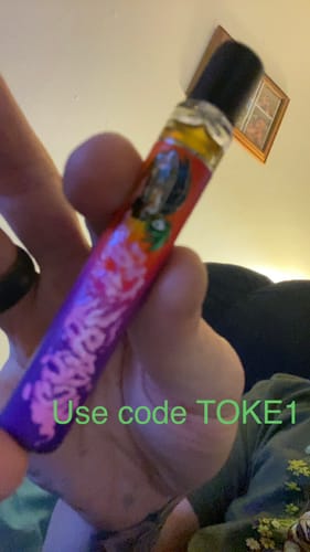 Customer photo review of THCA Live Rosin Vape (0.5g)