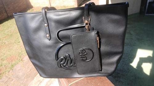 Customer photo review of Black Era Tote Bag