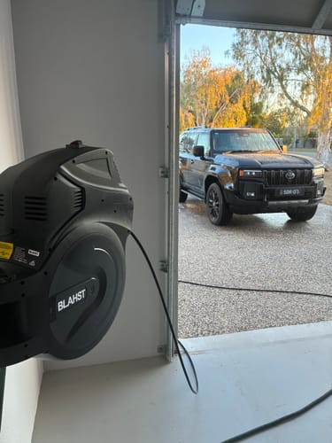 Customer photo review of R30 Wall-Mounted Pressure Washer