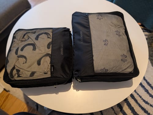 Kundenbewertung mit Foto zu Expandable Packing Cubes