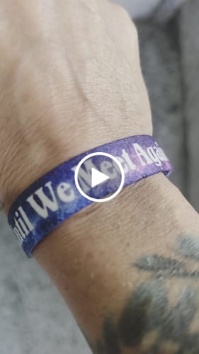 Customer video review of Until We Meet Again Dog Bracelet
