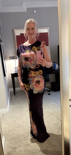 Customer photo review of Elroy Maxi Dress by Amanda Uprichard - RENTAL
