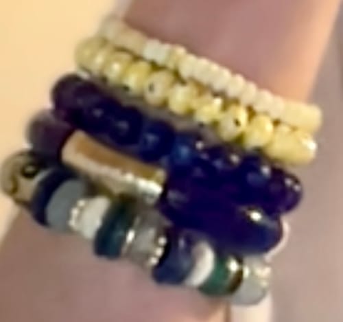 Customer photo review of Cobalt Bracelet