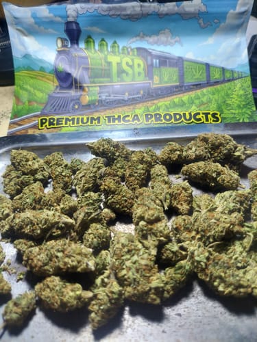 Customer photo review of Candy Gas THCA Flower (Lemon Cut)