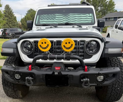 Customer photo review of Jeep Wrangler JK/JL/JT Front Shackle Tab Kit (Rated 10,000-lbs Tensial Strength Tow Point)
